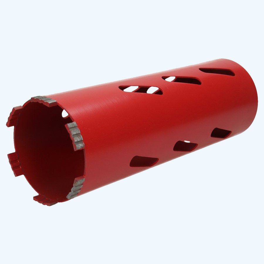 Diamantboor droog 112 x 280 mm met zijsleuven