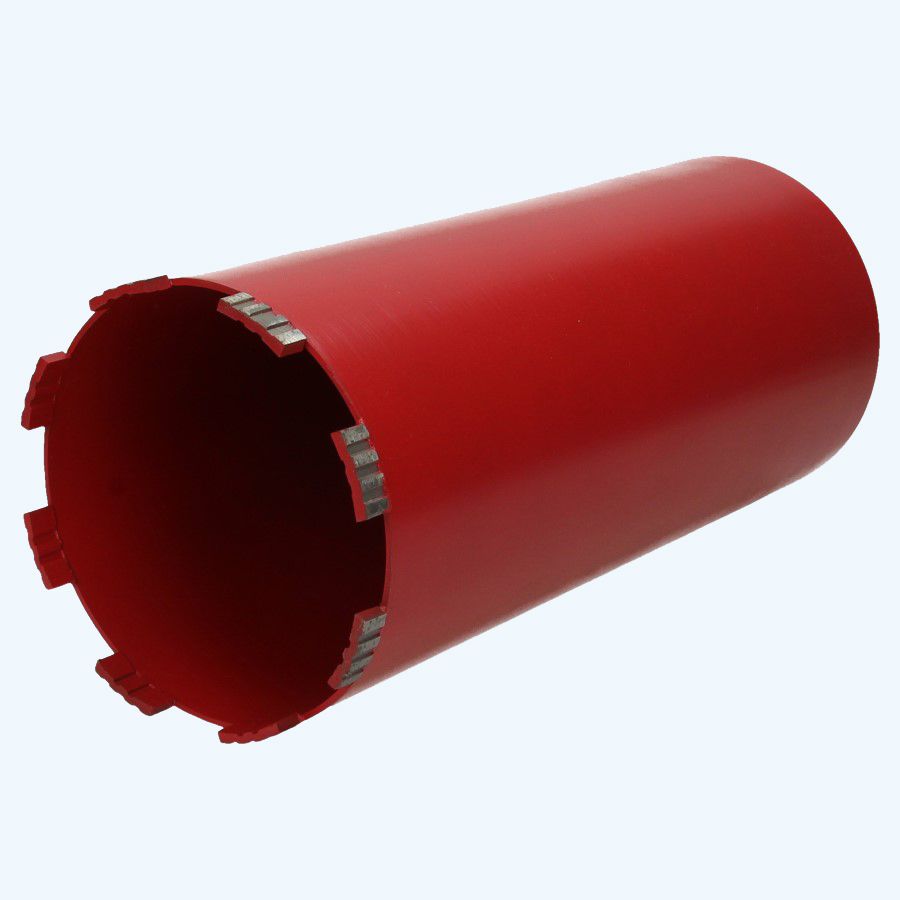 Diamantboor droog 132 x 280 mm met afzuigopeningen