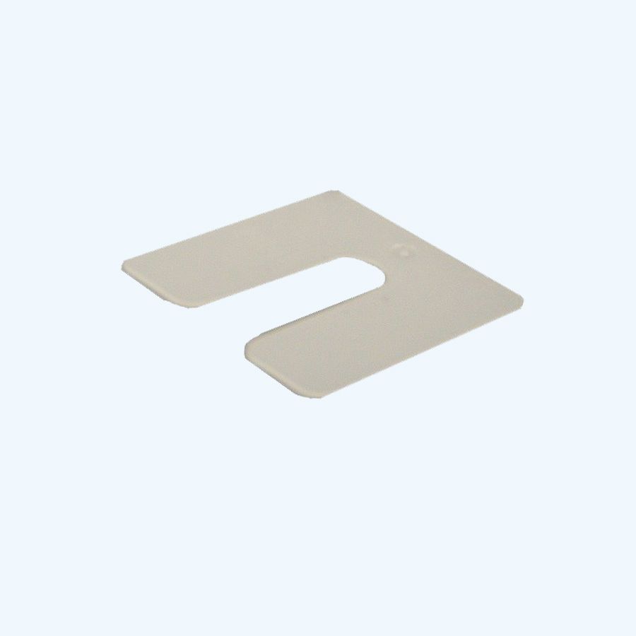 96 stuks uitvulplaatjes 1 x 47 mm wit (zakje)
