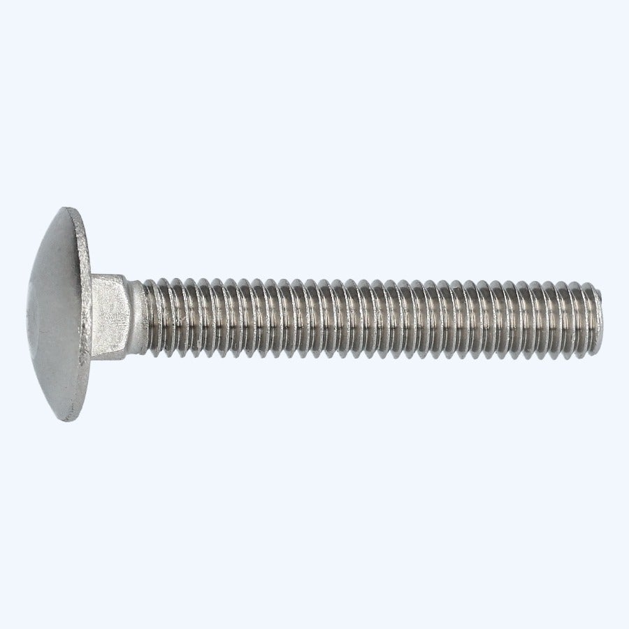 100 stuks slotbout M6 x 45 mm RVS A2