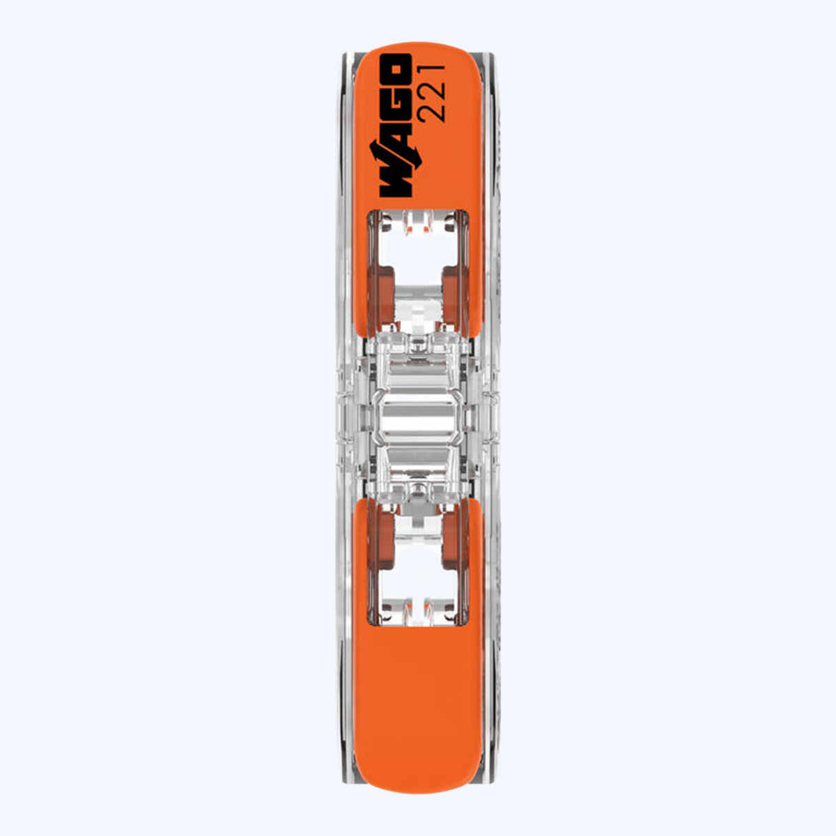 WAGO Doorverbindingsklemmen met hendel 4 mm² (12 stuks)