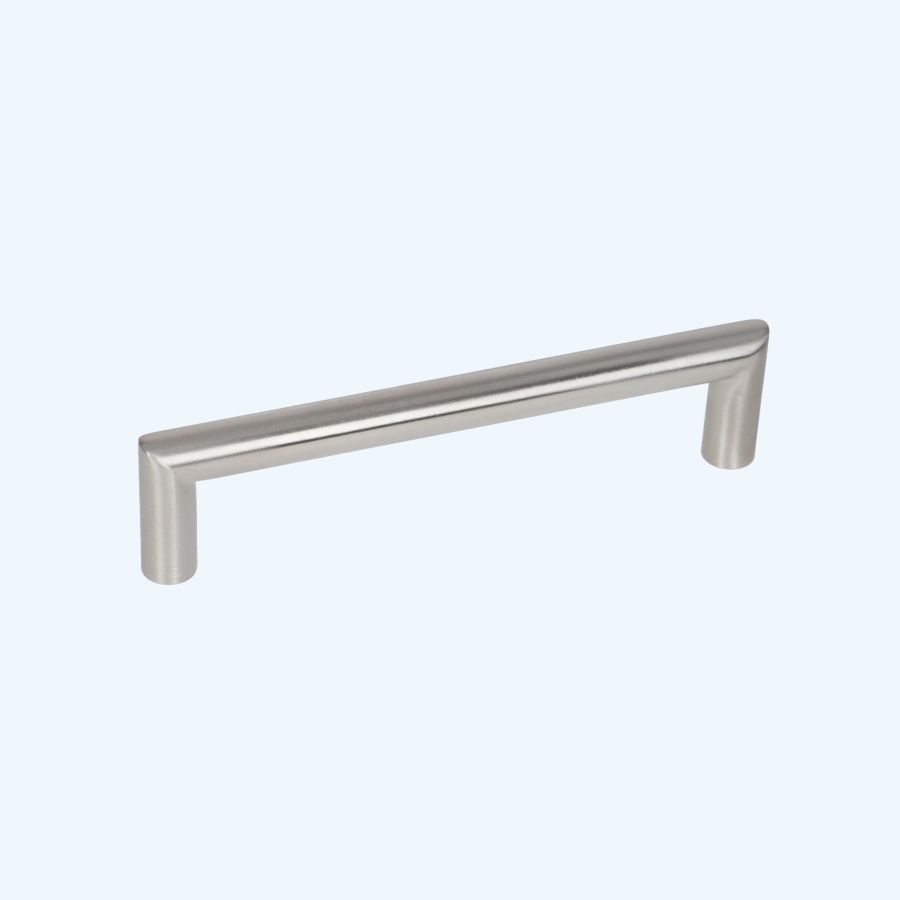 Greep massief RVS rechte hoeken 128 x 37 mm