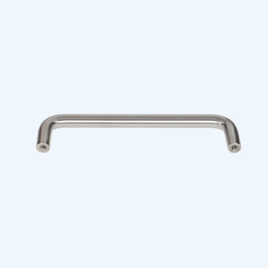 Greep massief RVS ronde hoeken 160 x 40 mm