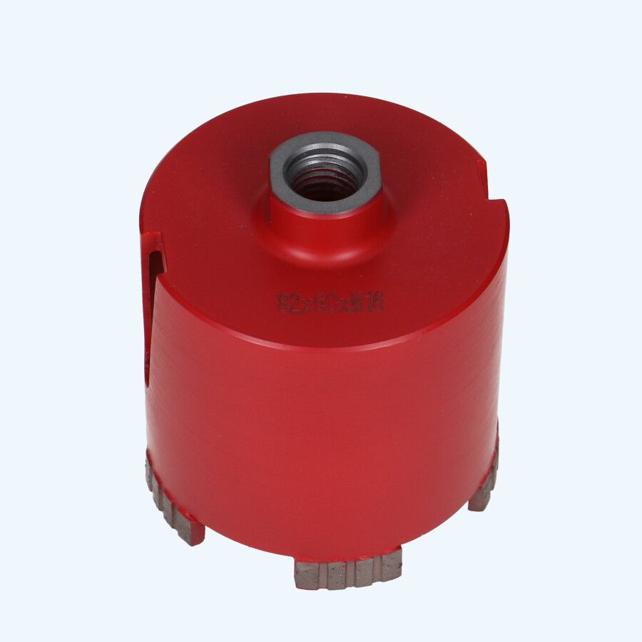 Diamant dozenboor abrasief 82 mm - 10 mm segmenthoogte