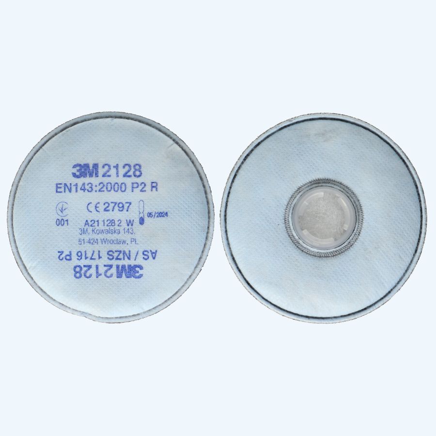 P2 filters voor 3M halfgelaatsmasker 