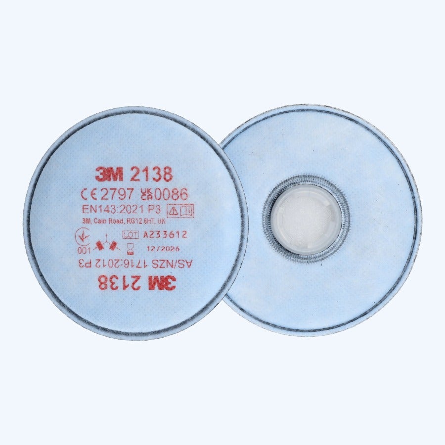 1 paar P3 filters voor 3M gelaatsmasker 6000 serie