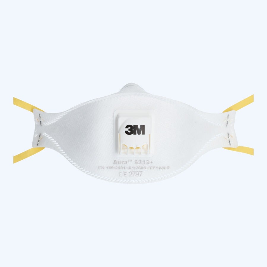 3M stofmasker 9312+ FFP1 met ventiel