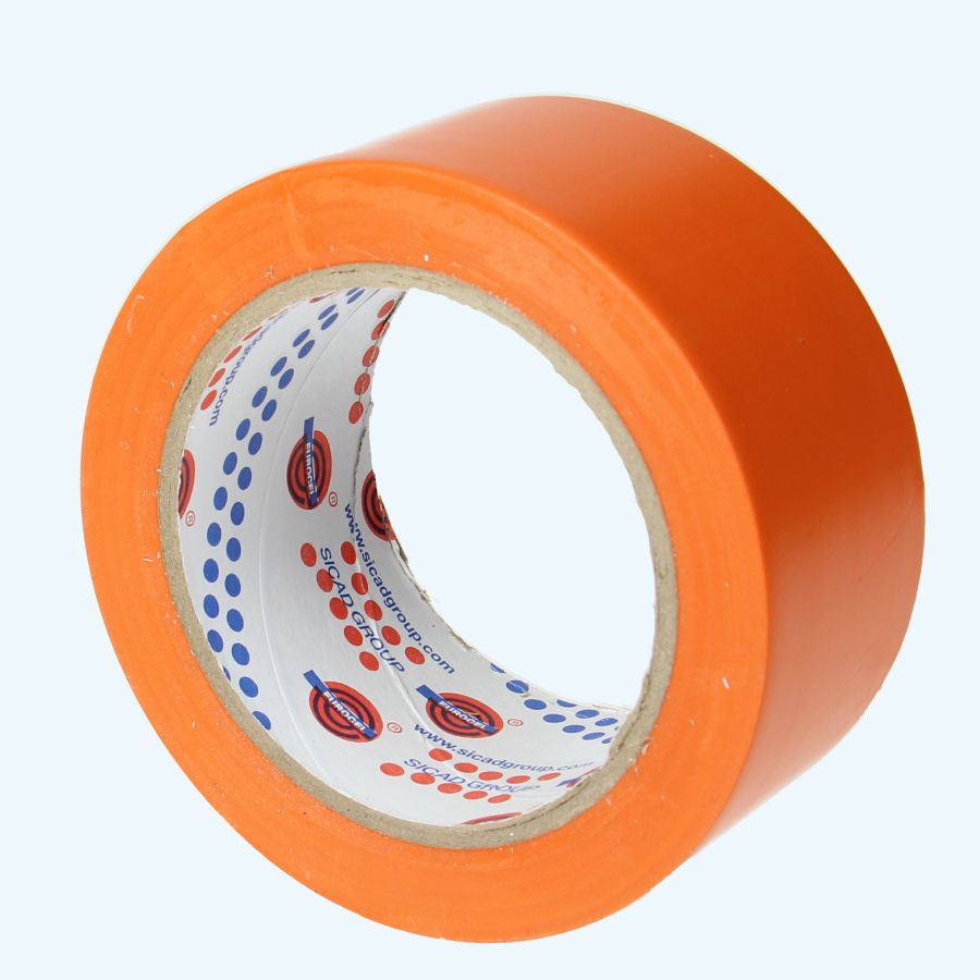 Maskingtape Soft PVC oranje 48 mm x 33 meter