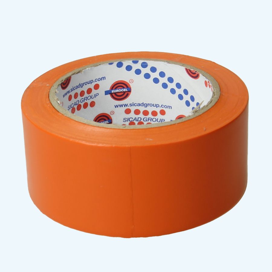 Maskingtape Soft PVC oranje 48 mm x 33 meter