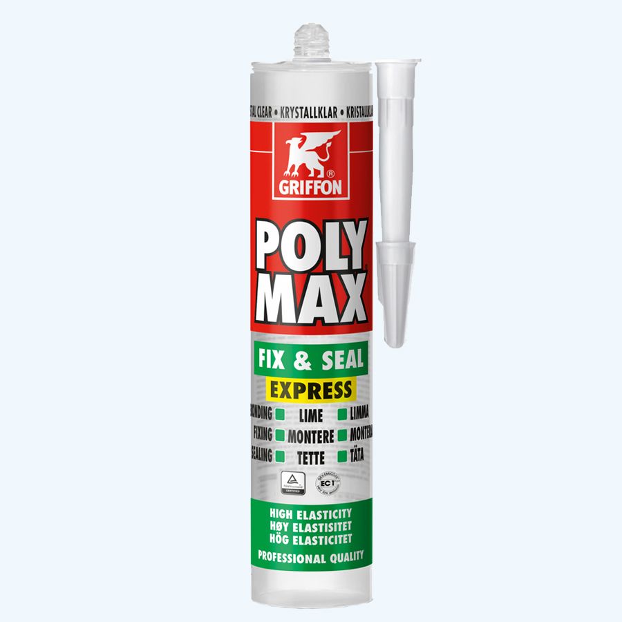 Griffon Poly Max Fix & Seal 300 gram (crystal clear)