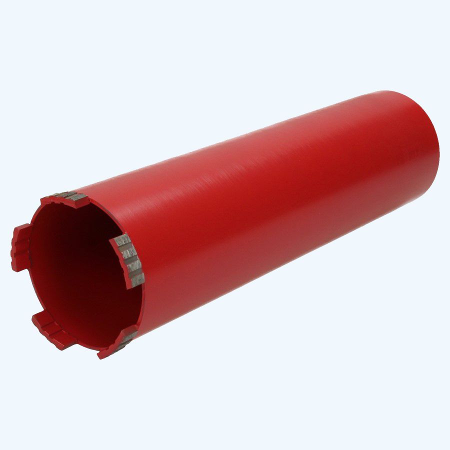 Diamantboor droog 62 x 280 mm met afzuigopeningen