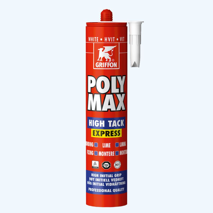 Griffon Poly Max High Tack Express 435 gram (wit)
