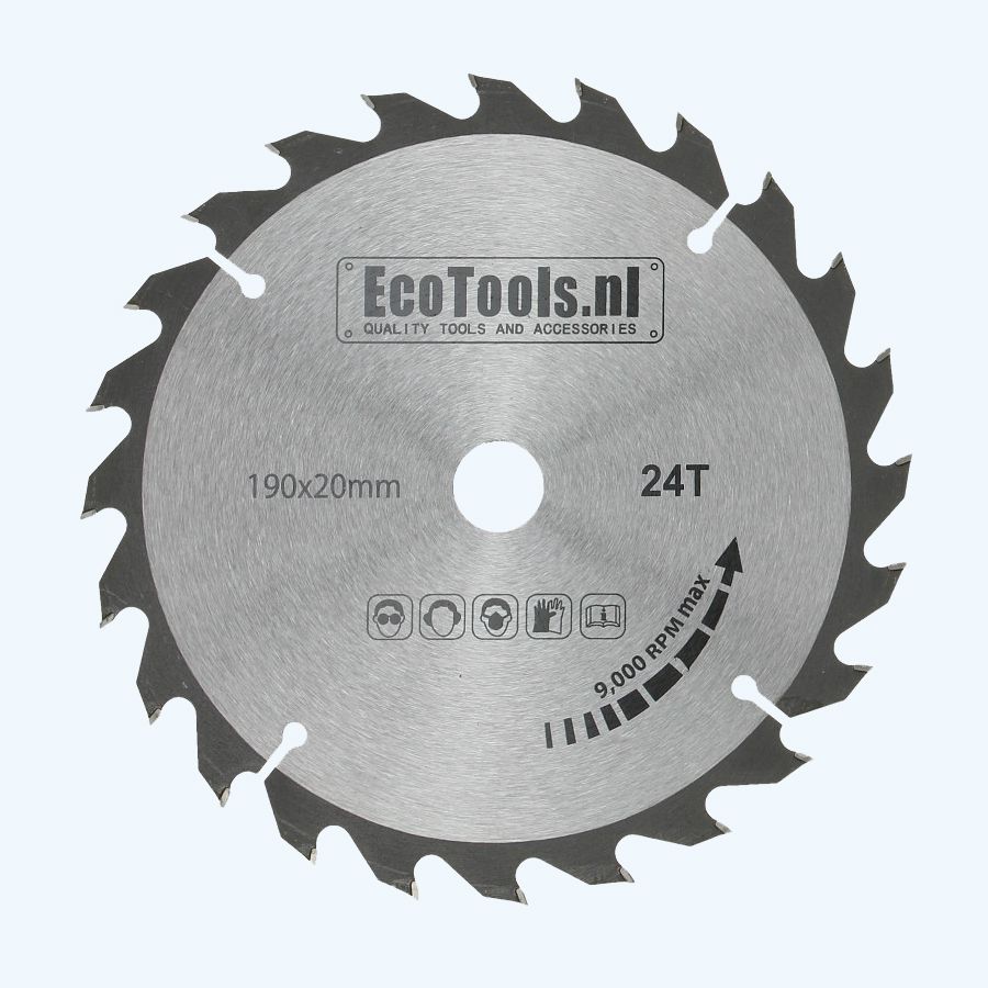 HM-zaagblad 190 x 20 mm T=24 (Eco-line)