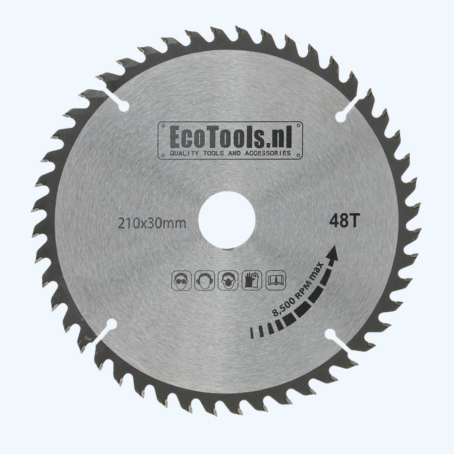 HM-zaagblad 210 x 30 mm T=48 (Eco-line) HM-zaagblad 210 x 30 mm T=48 (Eco-line)