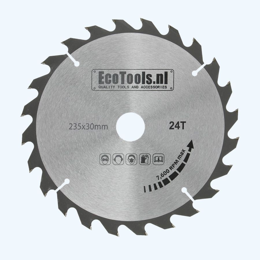 HM-zaagblad 235 x 30 mm T=24 (Eco-line) HM-zaagblad 235 x 30 mm T=24 (Eco-line)