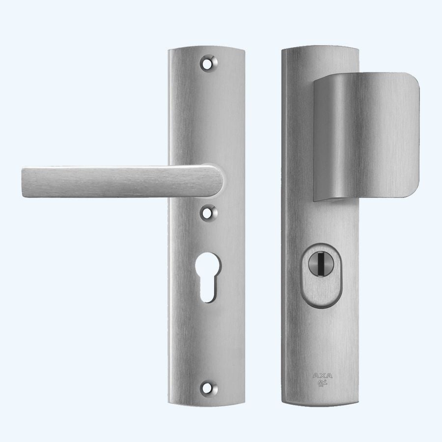 AXA veiligheidsbeslag PC72 SKG*** met kerntrekbeveiliging aluminium (duwer)