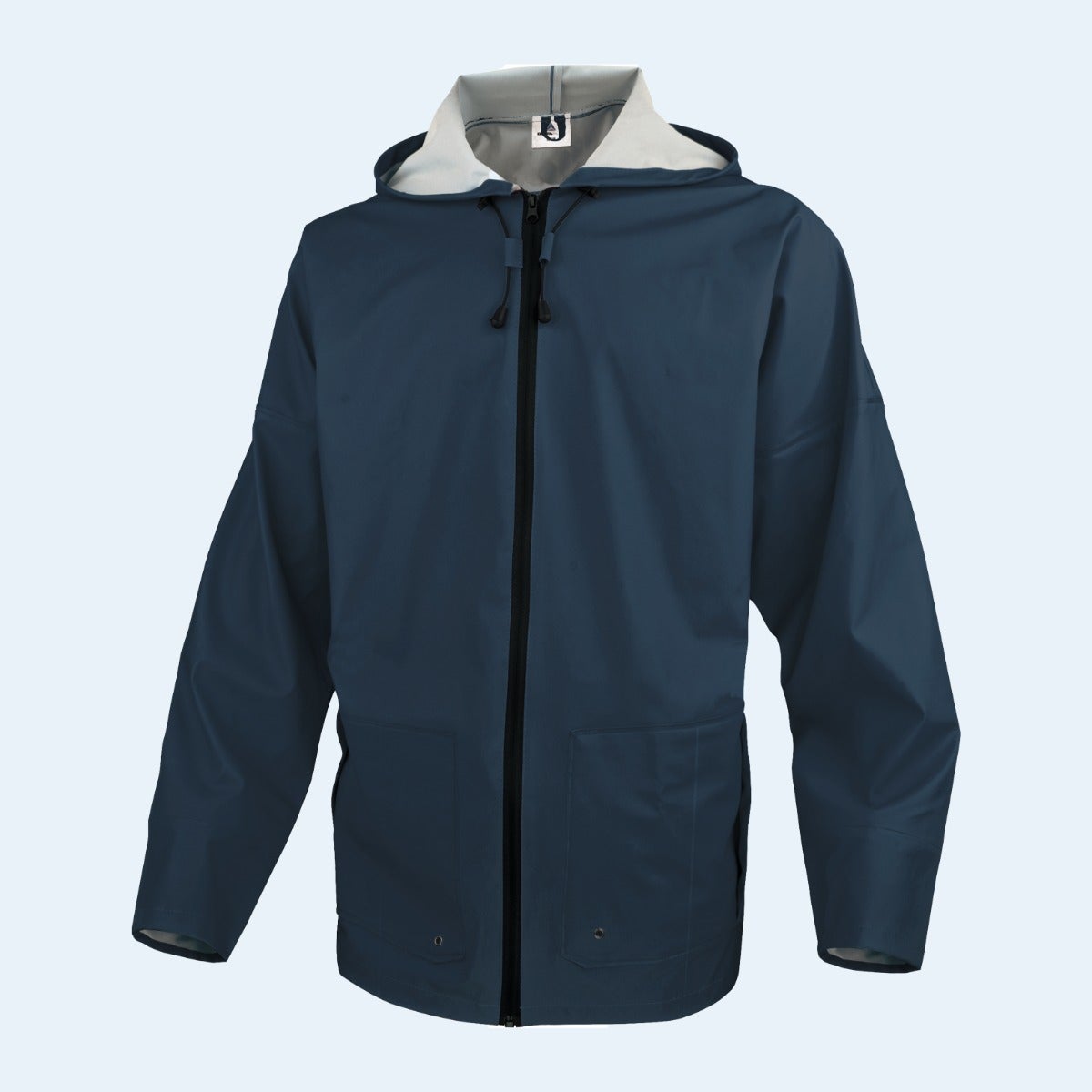 Delta plus polyester regenjas marineblauw S