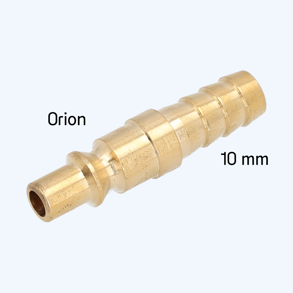 Orion insteeknippel met slangpilaar 10 mm