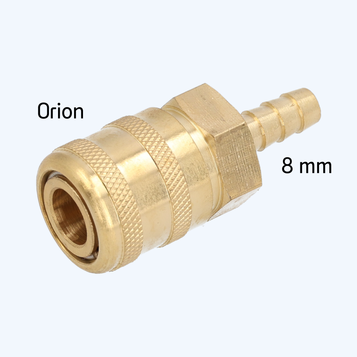 Orion snelkoppeling met slangpilaar 8 mm