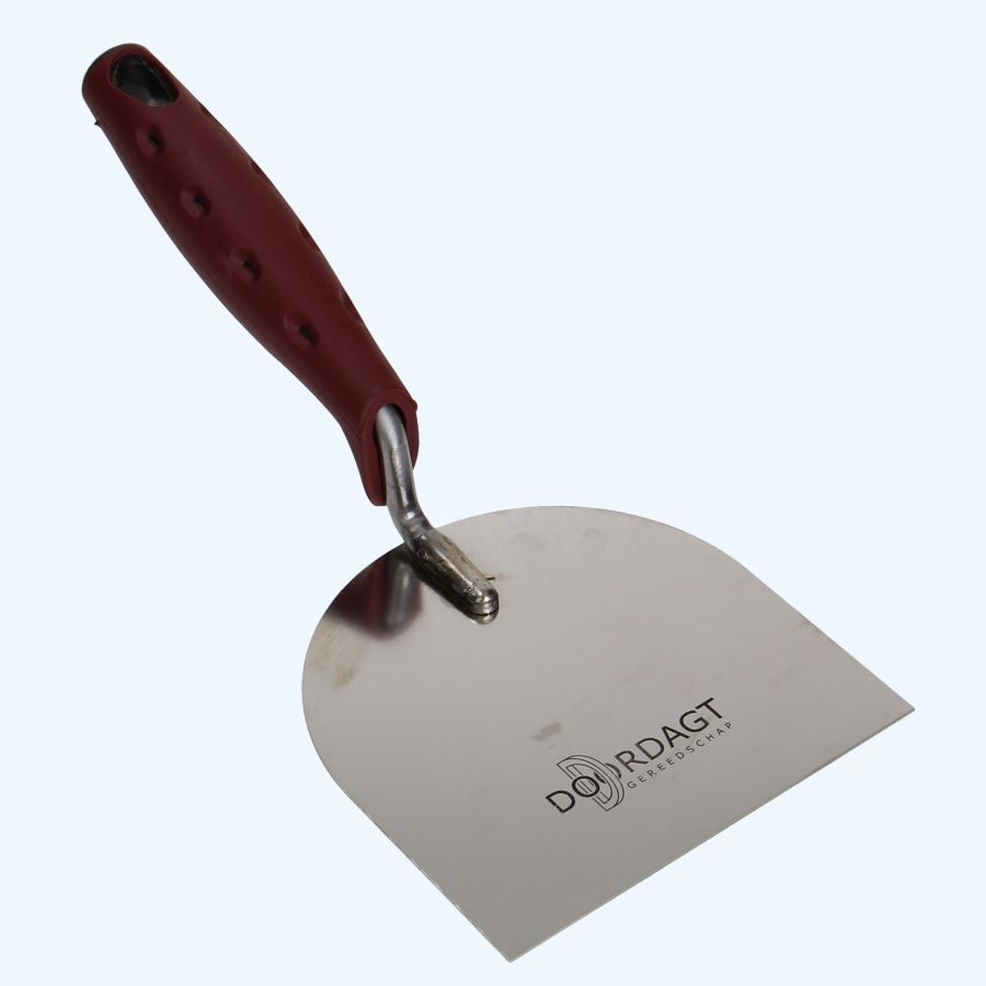Doordagt platschopje RVS 80 mm