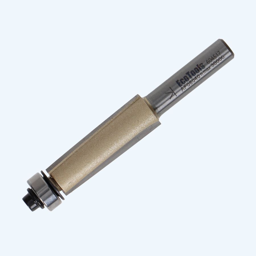 HM kantenfrees Industrial 12,7 x 38 mm met onderlager (met scherende sneden)