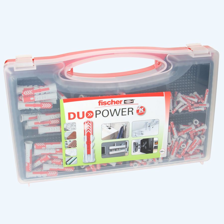 fischer assortimentsdoos Duopower pluggen 280-delig