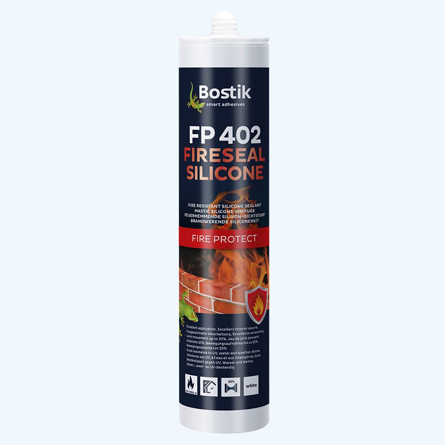 Bostik brandwerende siliconenkit 310 ml (wit)