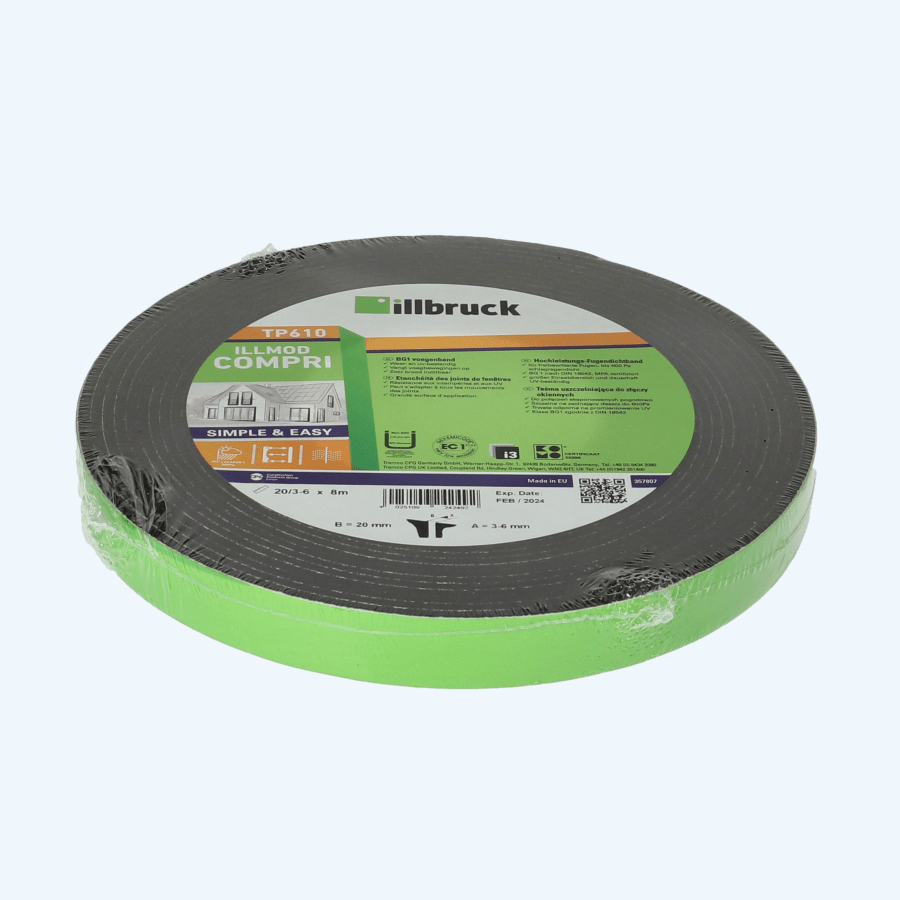 illbruck TP610 Compriband 20 mm / voeg 3-6 mm x 8 meter