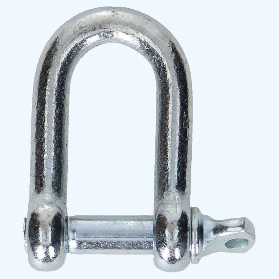 D-sluiting 6 mm, verzinkt