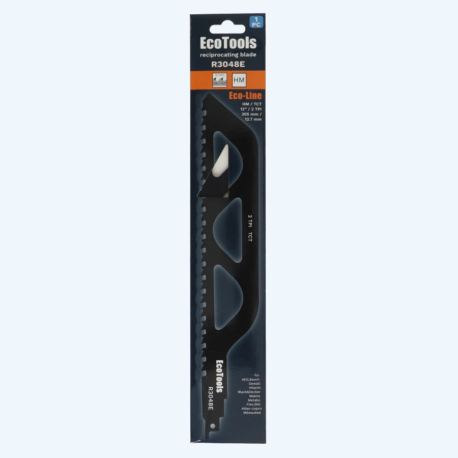 1 st. reciprozaagblad voor gasbeton R3048E (Eco-line)