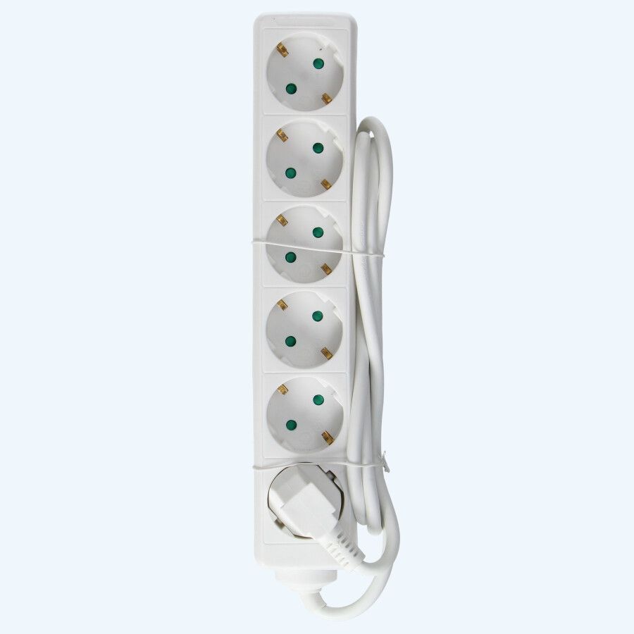 6-voudig verdeelblok 1,5 meter 3x1.0mm²
