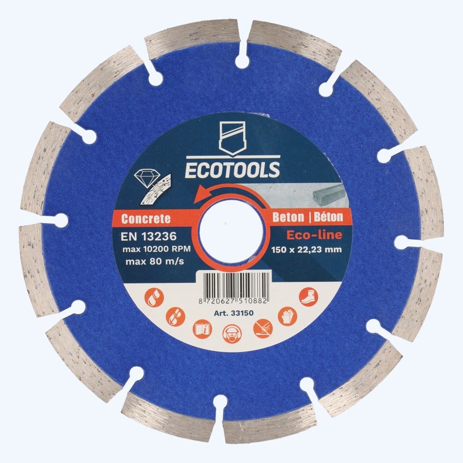 Diamantschijf beton 150 mm (Eco-line)