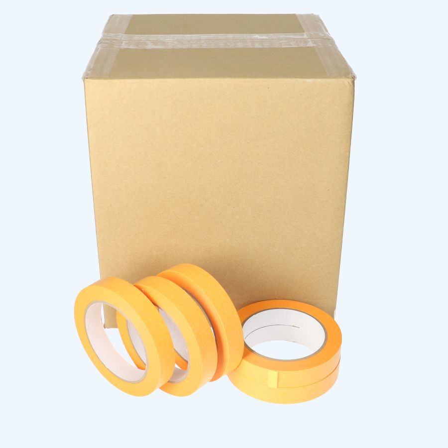 Doos afplaktape rijstpapier 25 mm x 50 meter (36 stuks)