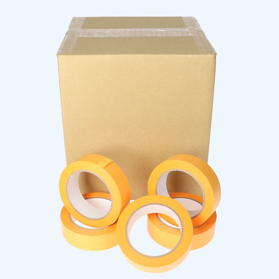 Doos afplaktape rijstpapier 38 mm x 50 meter (24 stuks)