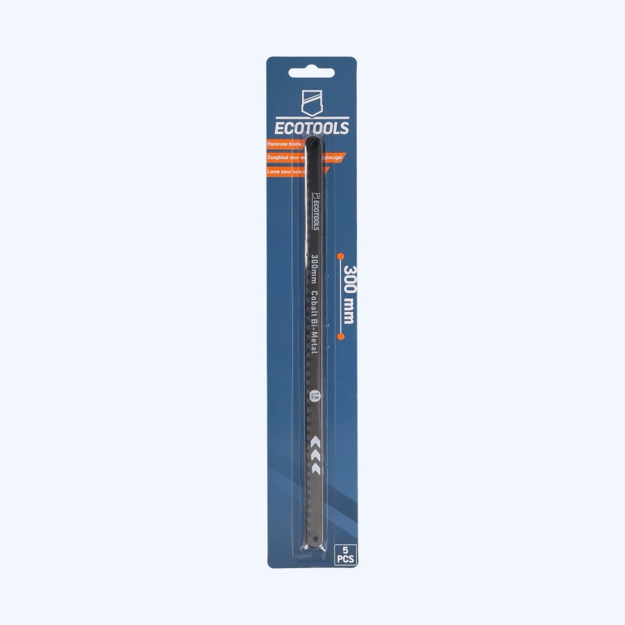 5 stuks zaagblad voor metaalzaagbeugel 18TPI 300 mm