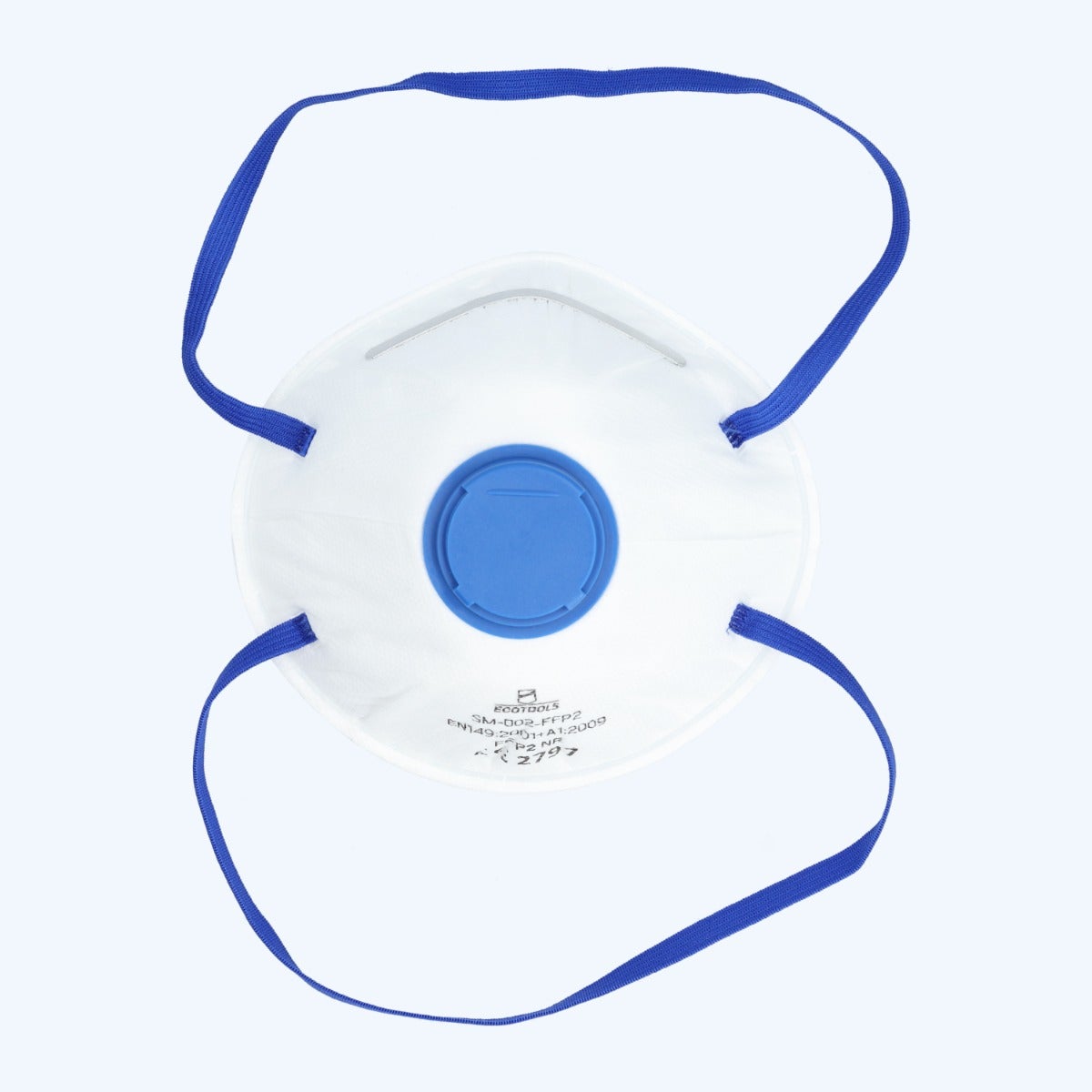 10 stuks EcoTools stofmasker met ventiel cup-model FFP2