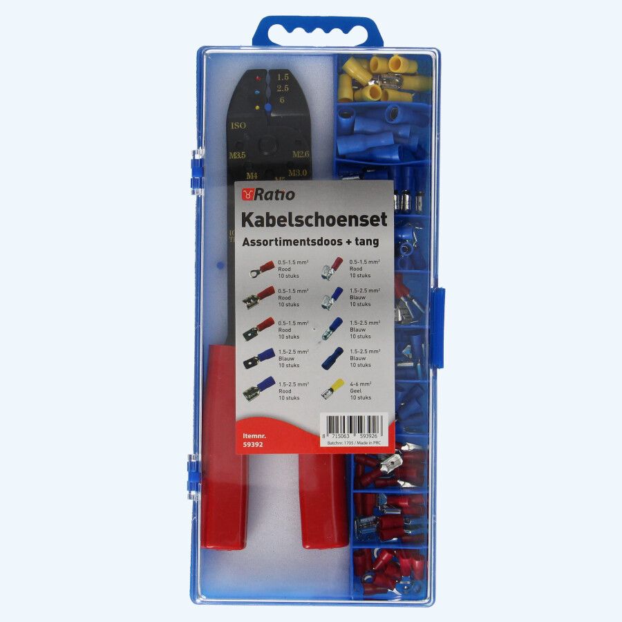 101-delige Kabelschoenset met tang