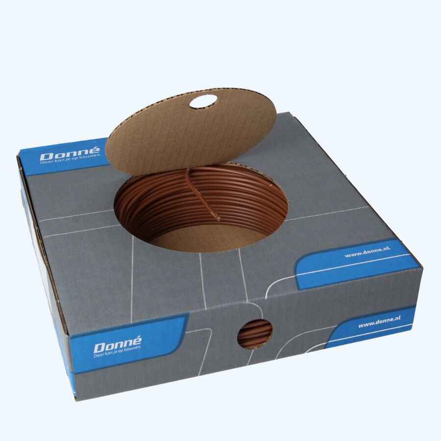 Donné VD Draad 2,5 mm² bruin (100 meter)