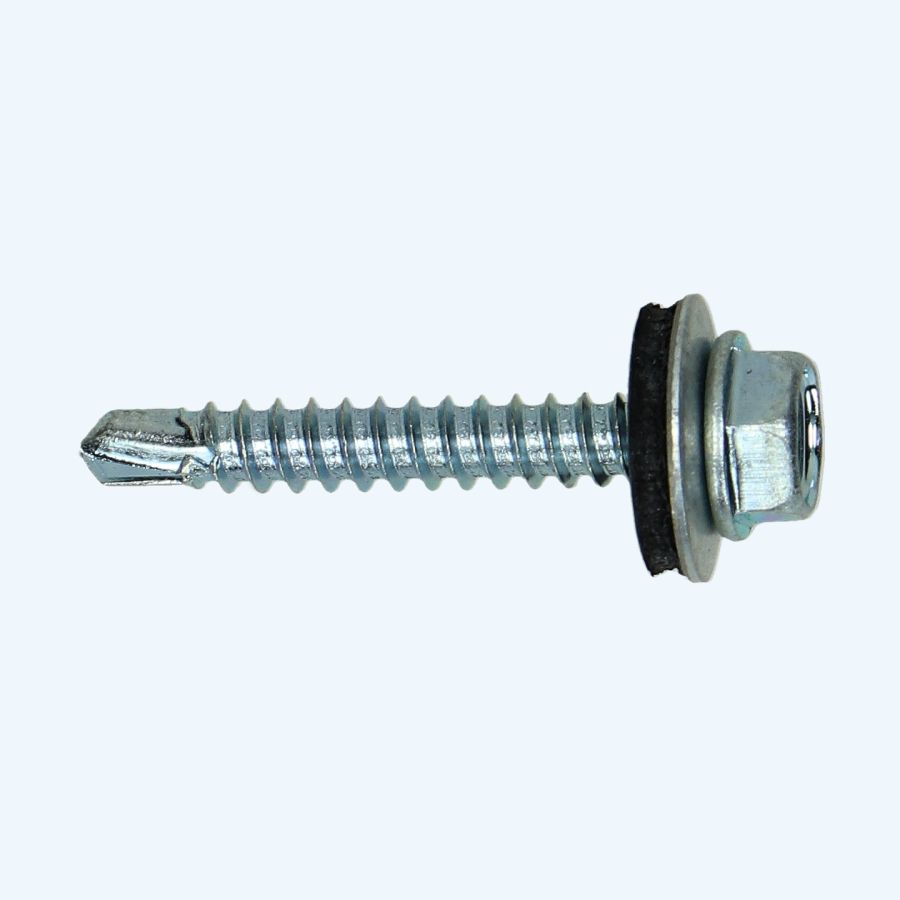 Boorschroef zeskantkop 4,8 x 32 mm met 14 mm ring 