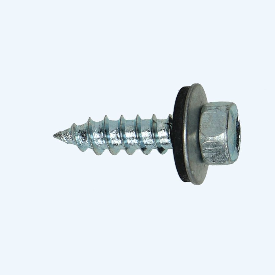 Dakschroef type A 6,5 x 38 mm met 16 mm ring 