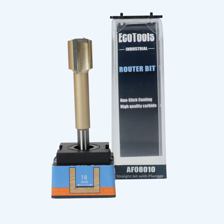 HM verlengde groeffrees Industrial 18 mm met ondersnijder