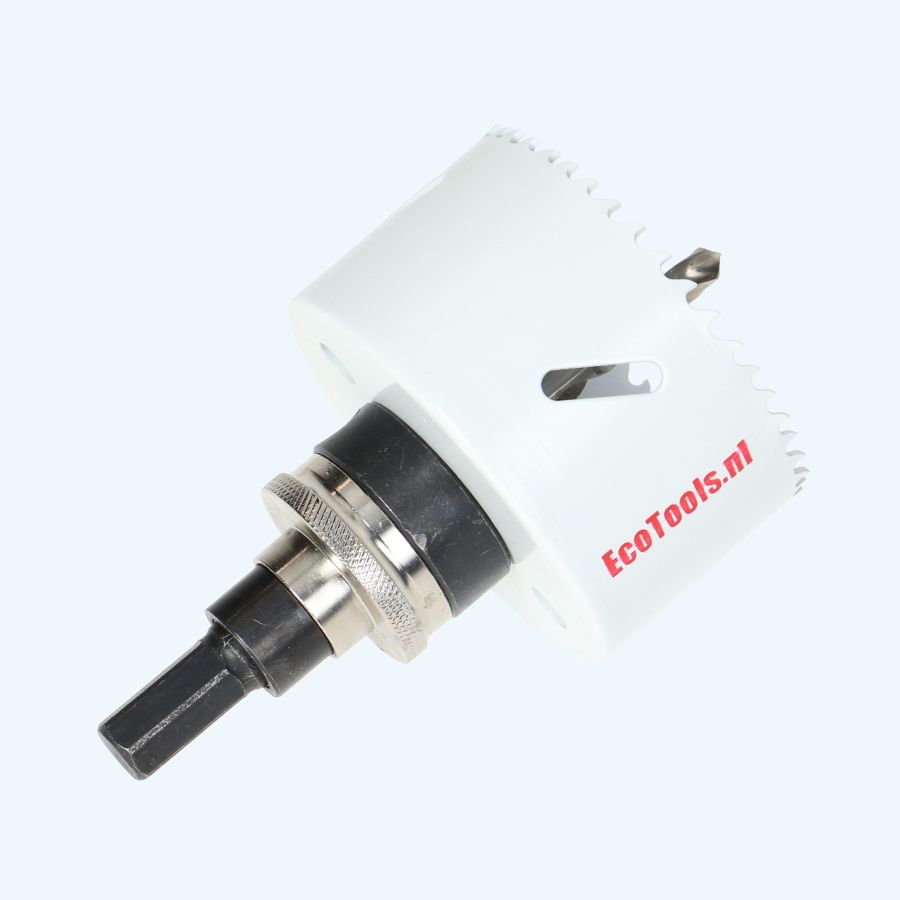 Bi-metaal gatenzaag 76 mm + Adapter HEX 11 mm (32-200 mm) Type B