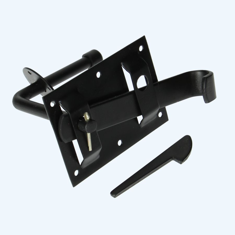 Boerenklinkstel 120 x 85 mm zwart 