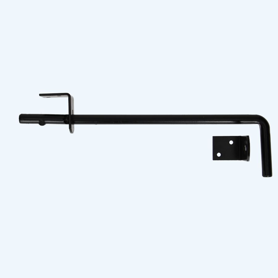 Grondgrendel 400 mm zwart 