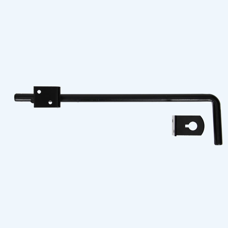 Grondgrendel 400 mm zwart 