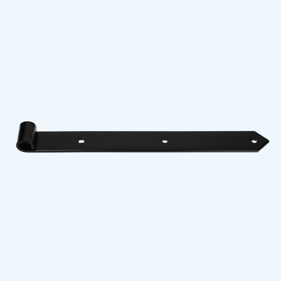Heng met punt 400 x 44 x 5 mm pen diameter 16 mm zwart