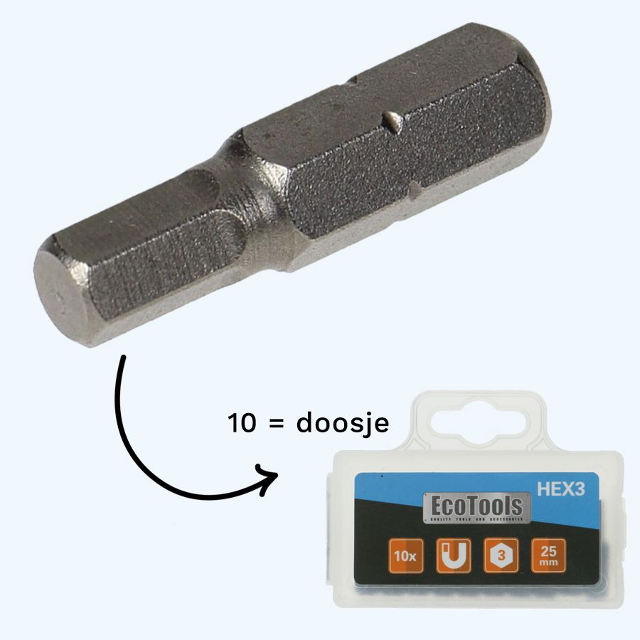 Inbus bit 3 mm