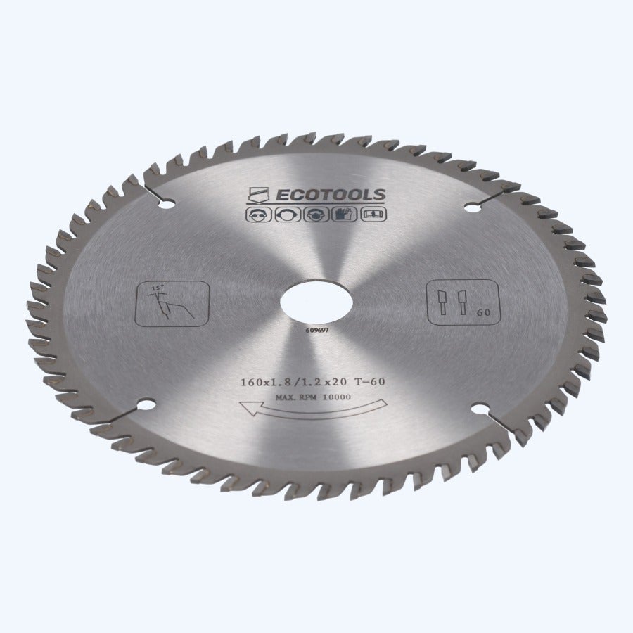 HM-zaagblad PROF 160 x 20 mm T=60 (1,8/1,2 mm)
