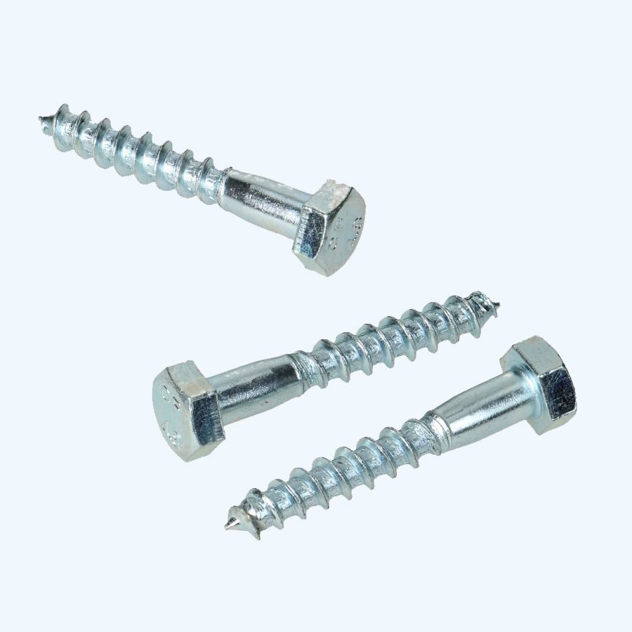 100 stuks houtdraadbout 10 x 90 mm (gegalvaniseerd)