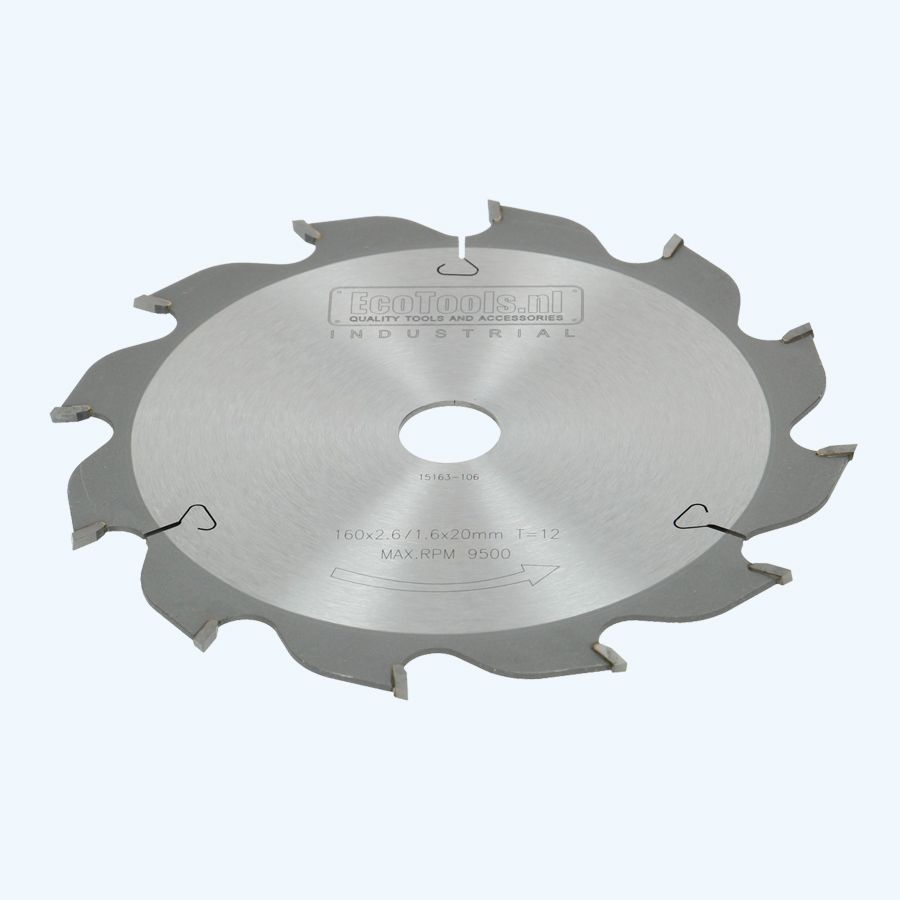 HM-zaagblad Industrial 160 x 20 mm T=12